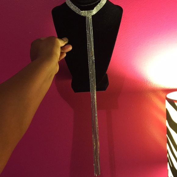 NWT Ladies bling clutch with bling choker - Picture 8 of 9